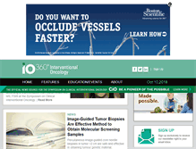 Tablet Screenshot of interventionaloncology360.com